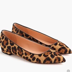 Brand new in box, never worn J. Crew Leopard Print Flats